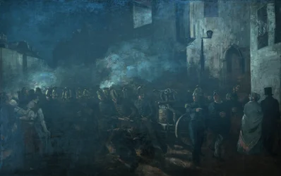 Firefighters Running to a Fire